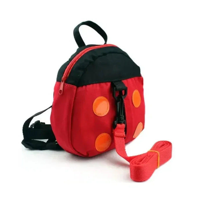 Baby Backpack Leash - Red