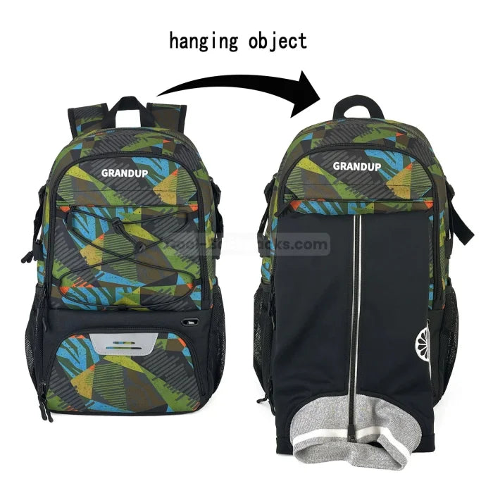 Backpack with Basketball Holder