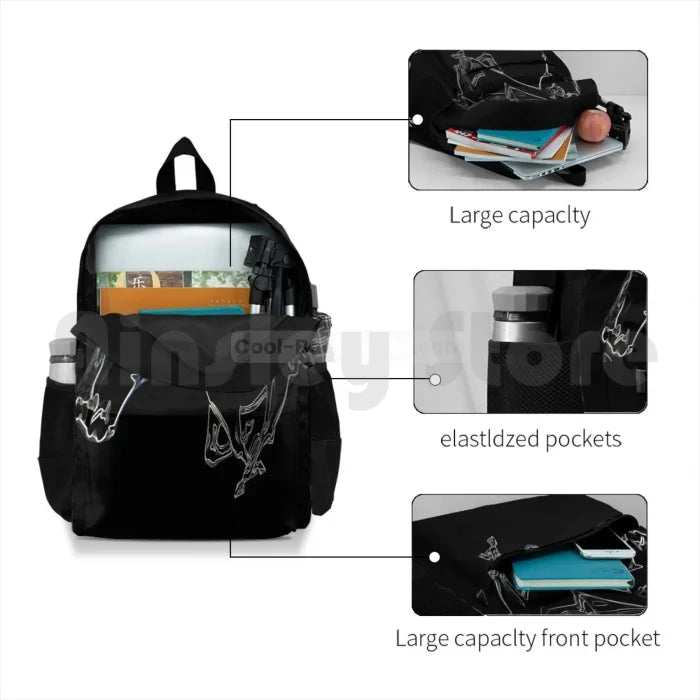 Backpack with Horse Logo