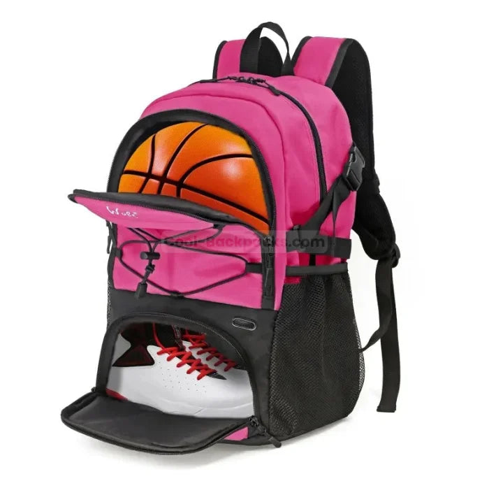 Basketball Ball Backpack - Pink