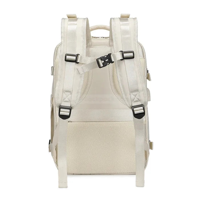 Beige Travel Backpack