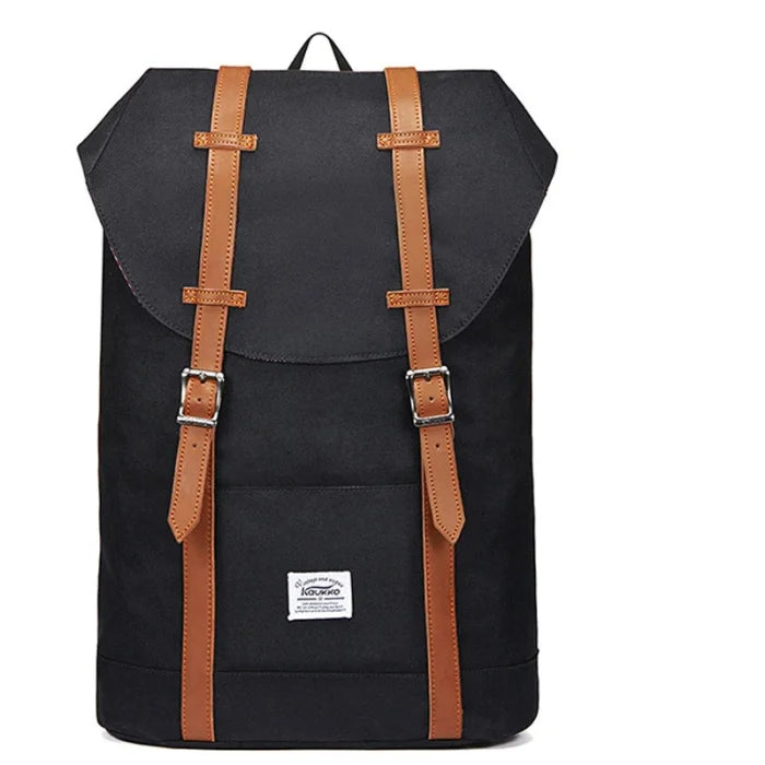 Black and Brown Backpack