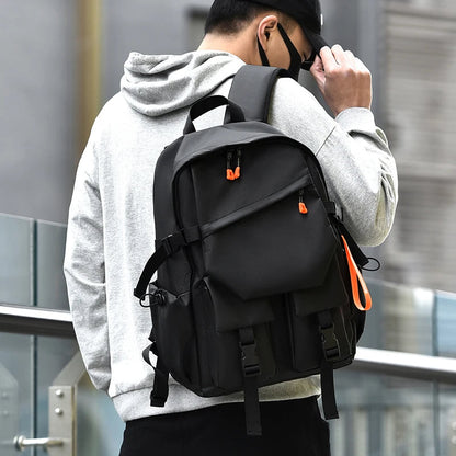 Black and Orange Backpack