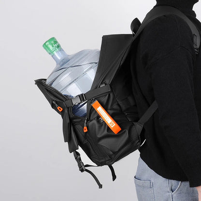 Black and Orange Backpack