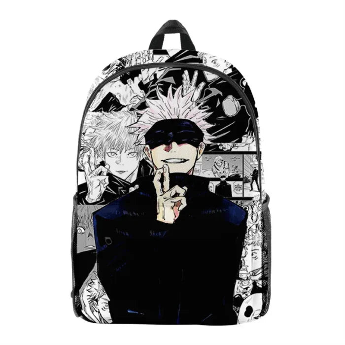 Black Anime Backpack - Black