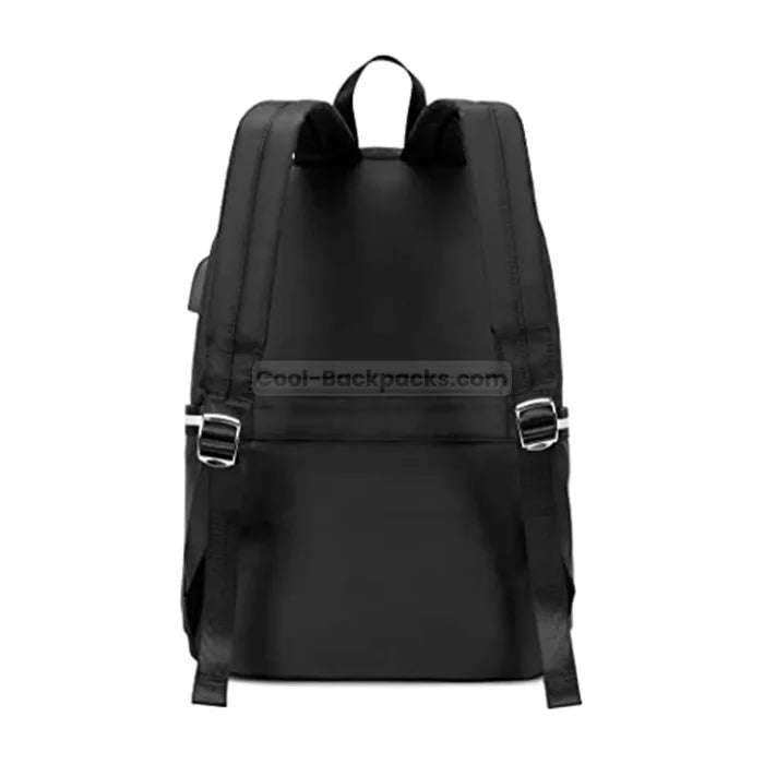 Black Backpack with Chain