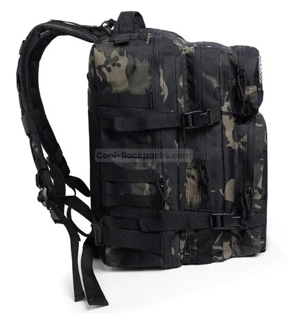 Black Camo Tactical Backpack