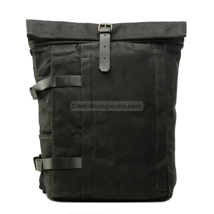 Black Canvas Backpack