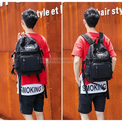 Black middle school backpack - Black