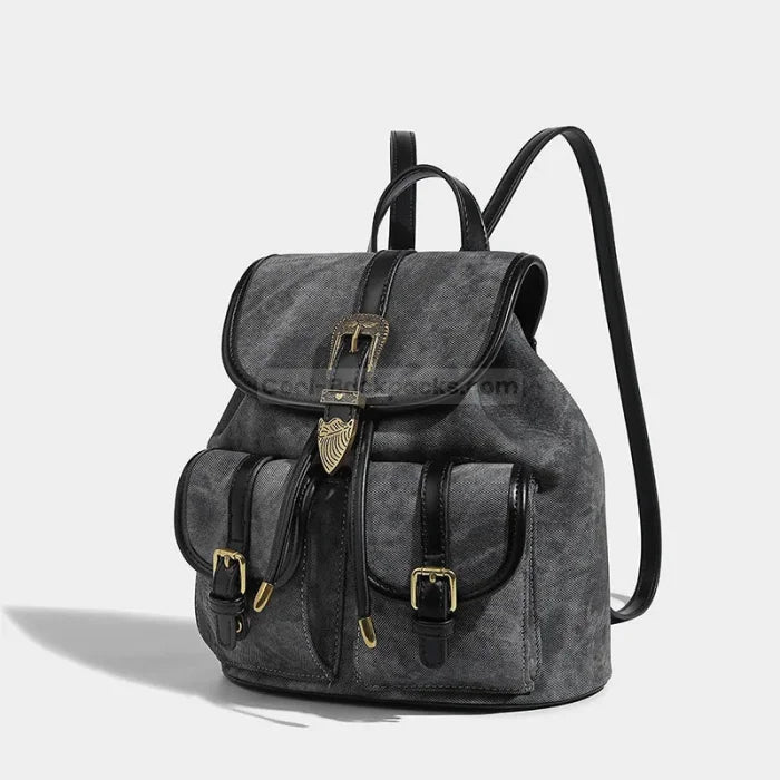 Black Mini Rucksack