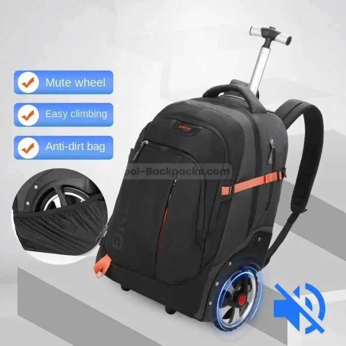 Black Roller Backpack - Black