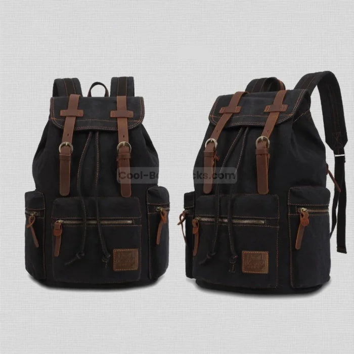 Black Rucksack Backpack