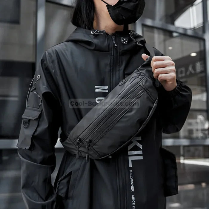 Black Sling Backpack