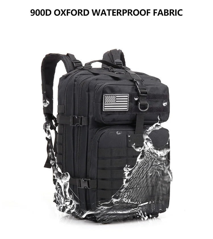 Black Tactical Backpack