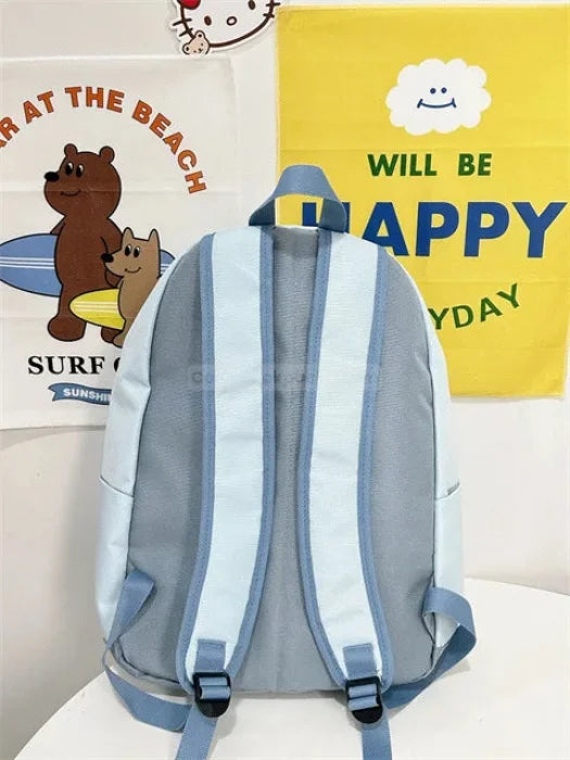 Blue Backpack with Stars