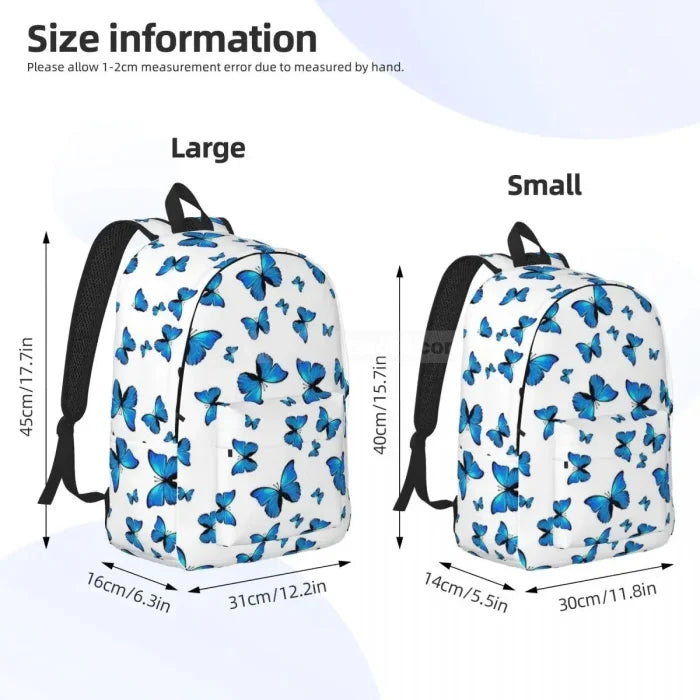 Blue Butterfly Backpack