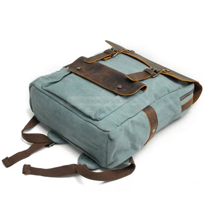 Blue Canvas Backpack