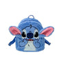 Blue Fluffy Backpack - Blue