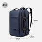 Blue Laptop Backpack - Large