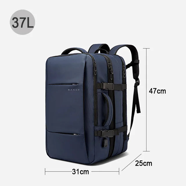 Blue Laptop Backpack - Small