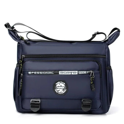 Blue Messenger Bag