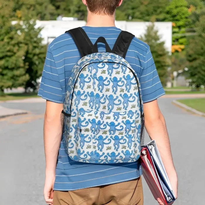 Blue Monkey Backpack