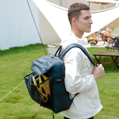 Blue Soccer Backpack