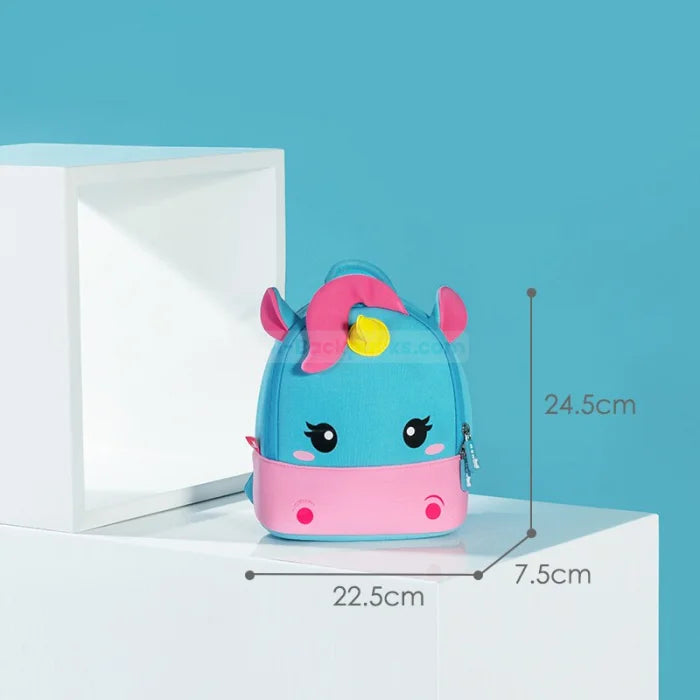 Blue Unicorn Backpack - Unicorn - Small Size