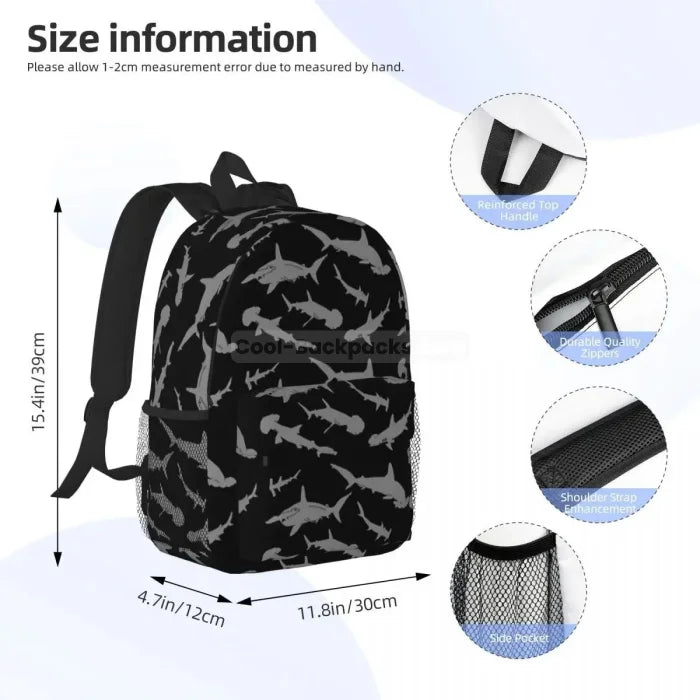 Boys Shark Backpack