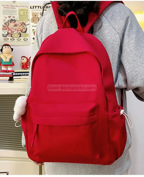 Bright Red Backpack