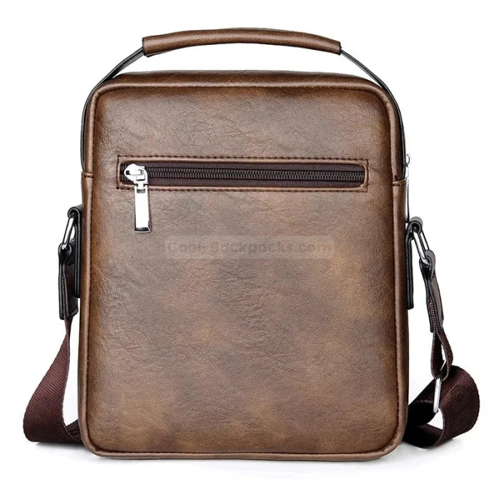 Brown Leather Messenger Bag