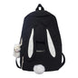 Bunny Backpack Kawaii - Black