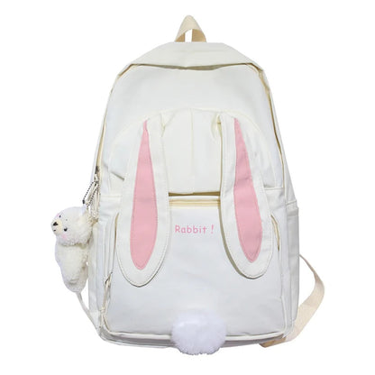 Bunny Backpack Kawaii - White