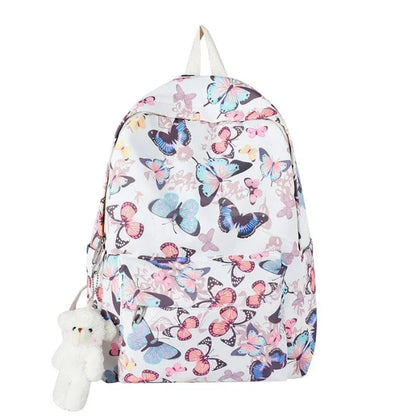 Butterfly Print Backpack - Color1