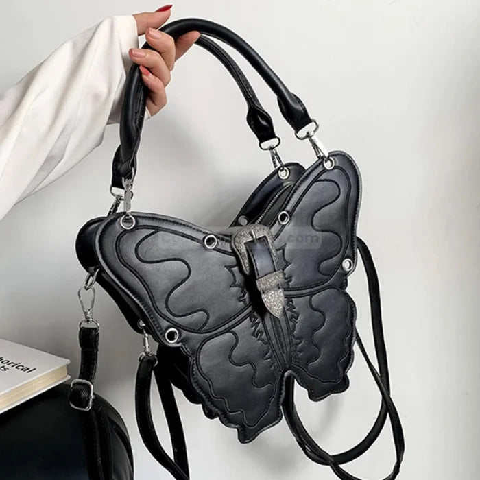 Butterfly Shaped Backpack - Black