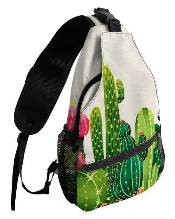 Cactus Messenger Bag - 28cmx10cmx38cm