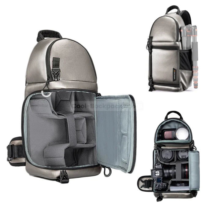 Camera Sling Backpack - Gray