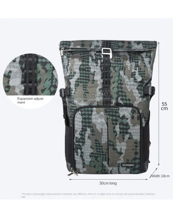 Camo Camera Backpack