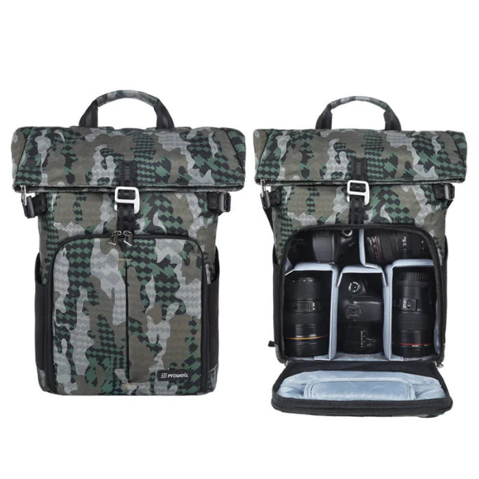 Camo Camera Backpack