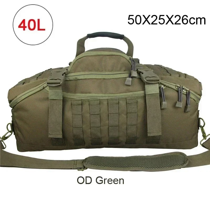 Camo Gym Backpack - 40L OD Green