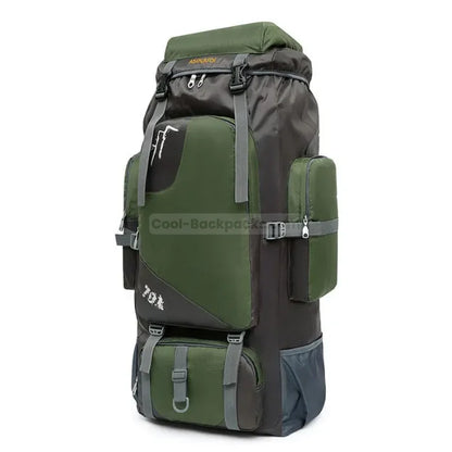 Camping Hiking Backpack - Army green