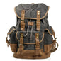 Canvas Hiking Backpack - Dark gray / 32cmX15cmX45cm