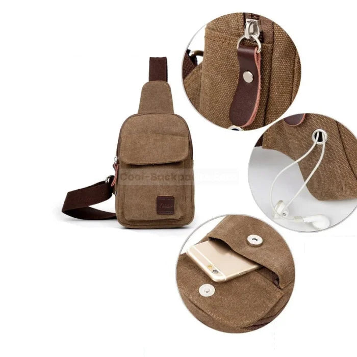 Canvas Sling Backpack