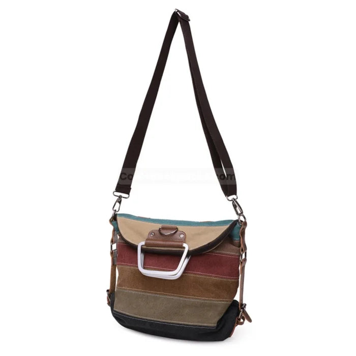 Canvas Tote Backpack - Wine