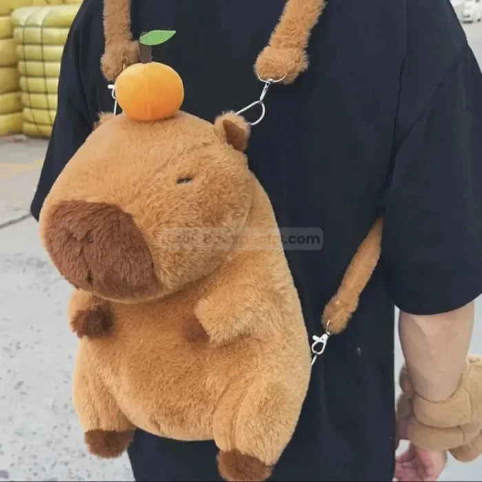 Capybara Plush Backpack