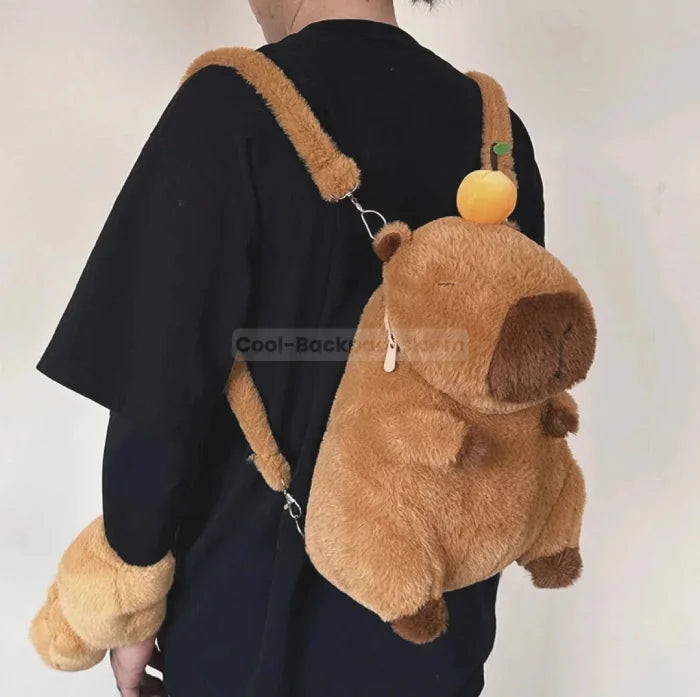 Capybara Plush Backpack