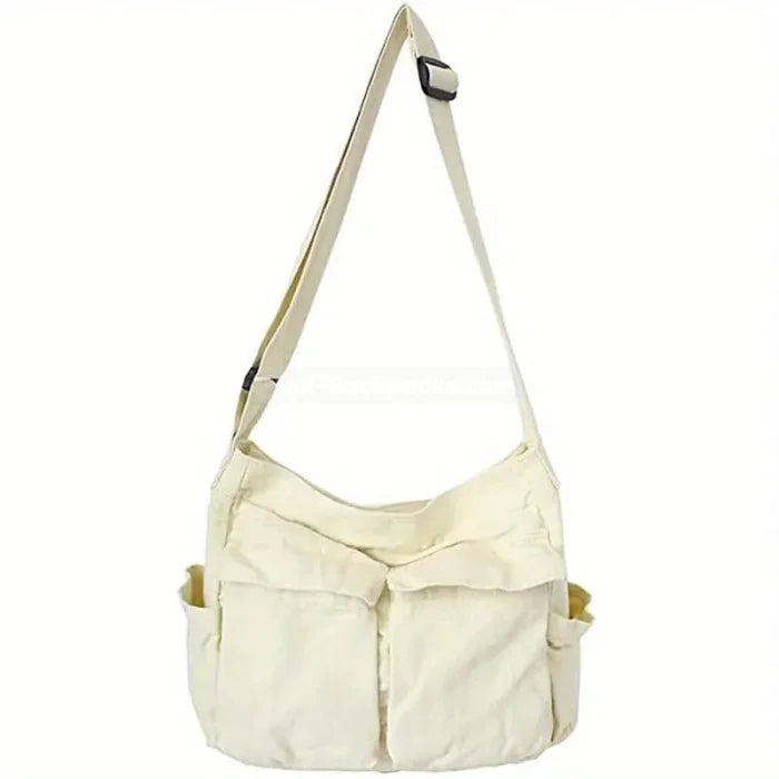 Cargo Messenger Bag - White