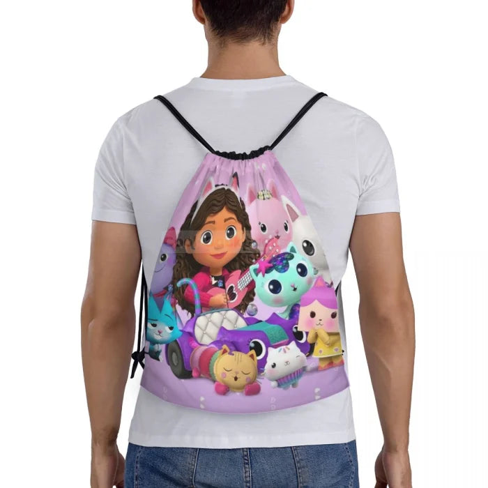 Cartoon Drawstring Backpack