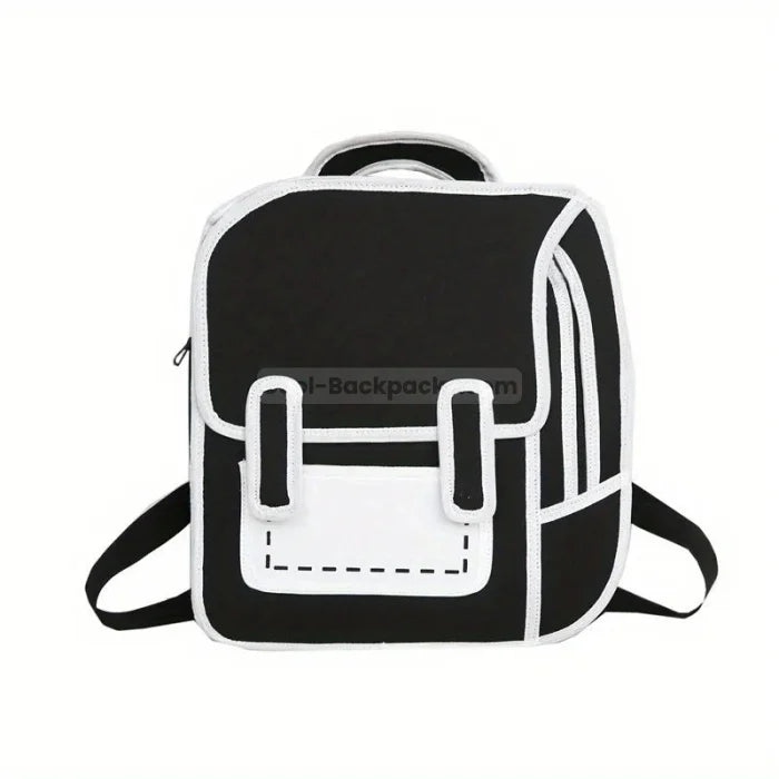 Cartoon Rucksack - Black