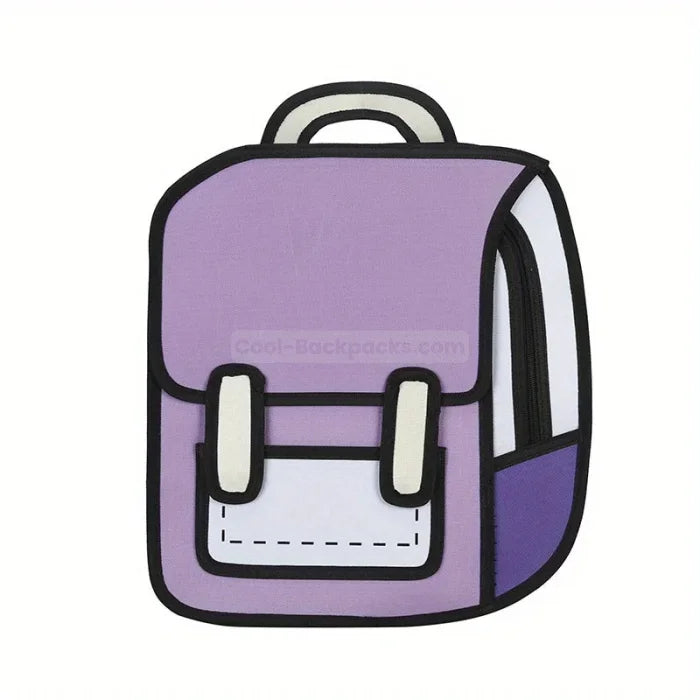 Cartoon Rucksack - Purple